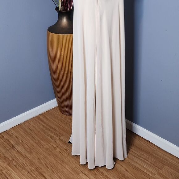 Levkoff Bridesmaid Style #7102 - Chiffon V-neck spaghetti strap gown Sz 22 NWT - Picture 9 of 16